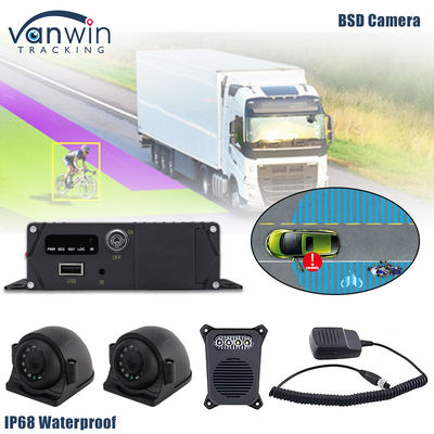 1080P AHD IP69K BSD AI Camera Blind Spot Detection System Assistência com alarme de som e luz