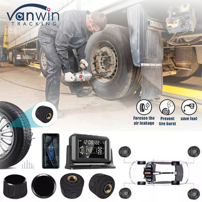 Suporte 4G GPS DVR móvel 4 / 8 / 10 Pressão dos pneus em tempo real Sistema inteligente de monitoramento