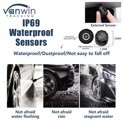 Suporte 4G GPS DVR móvel 4 / 8 / 10 Pressão dos pneus em tempo real Sistema inteligente de monitoramento