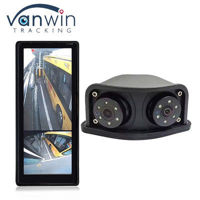 1080P Dual Lens Side View Área Cega Visão Noturna HD IR Visão Retrovisora Espelho Visão Retrovisora Câmera de Backup