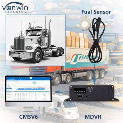 Sistema móvel de monitorização de combustível por DVR de segurança MDVR CCTV GPS 4G