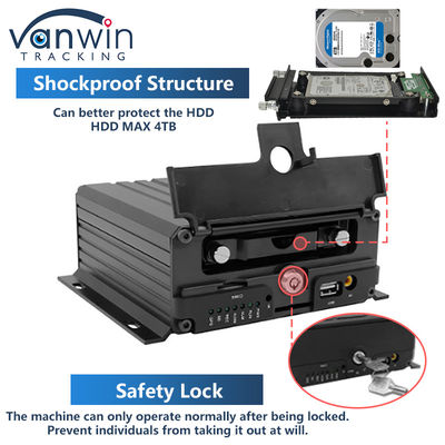 4 canais ADAS DSM Car DVR com 4G GPS AHD Câmera Gravador de vídeo de cartão SD para treinamento de condução de carros DVR móvel para caminhão de ônibus