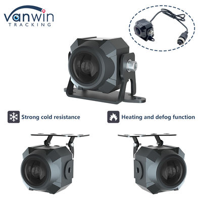 1080P IP69 impermeável 2MP Veículo aquecimento anti névoa Câmera de carro com ângulo de visão de 180 graus e função impermeável