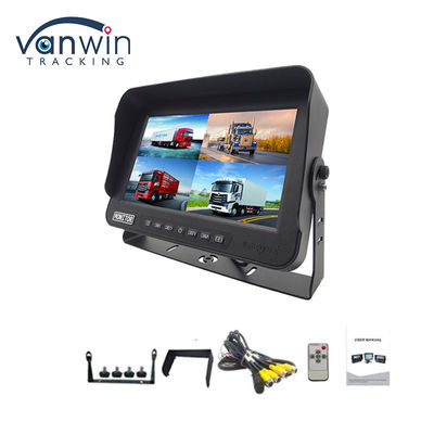 10.1 polegada AHD 1080P MDVR Monitor 4 canais Full HD impermeável split display Monitor para veículo