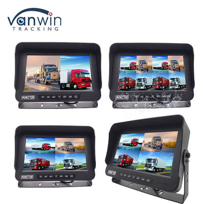 10.1 polegada AHD 1080P MDVR Monitor 4 canais Full HD impermeável split display Monitor para veículo