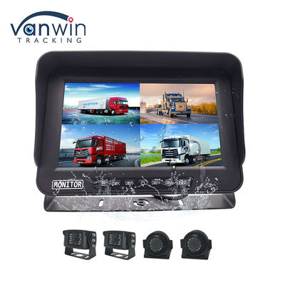10.1 polegada AHD 1080P MDVR Monitor 4 canais Full HD impermeável split display Monitor para veículo