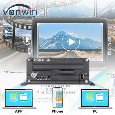 4CH 1080P HDD DVR móvel 4G GPS monitoramento em tempo real e rastreamento dispositivo de armazenamento de dados