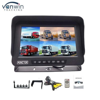 AHD 1080P MDVR Monitor 10,1 polegadas 6 canais à prova d'água Split Display Monitor Cartão SD Para Veículo