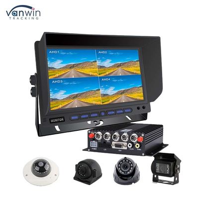 AHD/CVBS Multiple Video Mixed Input 4 Channel 7 Inch Split Display Car Monitor para veículo