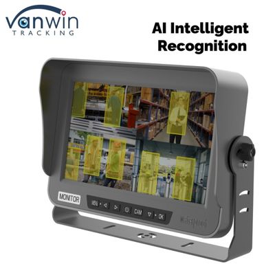4 CH AI Sistema de monitorização de veículos IPX69 Impermeável e à prova de explosões 10 polegadas AHD Display