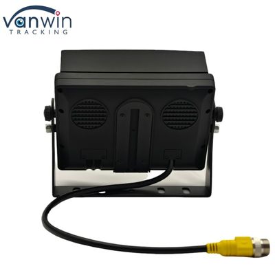 5 polegadas de tela LCD TFT Monitor de carro Conector de metal + 4PIN CCD Color Rear View Reverse Camera 12-24v Para Caravana Van Rv