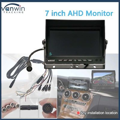 AHD 1080P MDVR Monitor 7 polegadas Split Display Monitor Cartão SD Câmera Vista traseira Kit de retrocesso para autocaravana