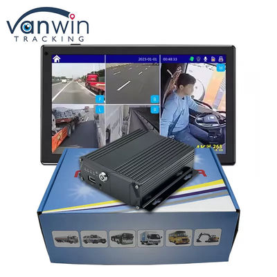 Cartão SD de 4 canais DVR móvel duplo cartão duplo em estado de espera para monitorização de veículos