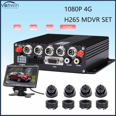 4CH MDVR ADAS com GPS 4G Wi-fi HDD Opcional Truck de Monitorização de Tempo