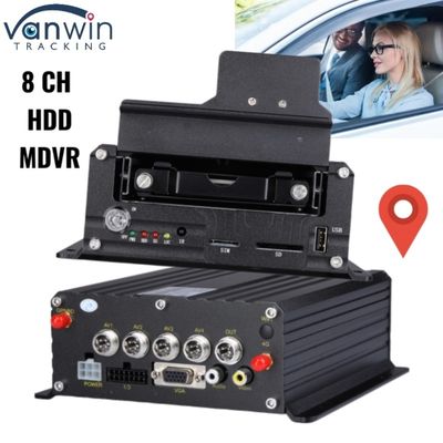 Profissional 1080P High Definition 8CH HDD Mobile DVR System para rastreamento de veículos