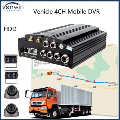 4 canais DVR móvel 4G GPS WIFI HDD 1080P AHD Card DVR para ônibus da cidade