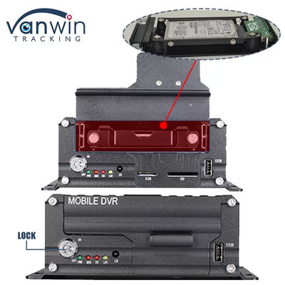 Suporte profissional de 4CH HDD DVR ADAS DMS BSD Função 4G GPS Vehicle Tracker
