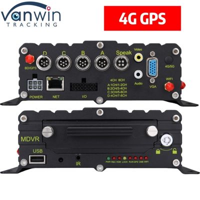 Sistema de vigilância profissional de veículos 4 CH HDD MNVR com GPS 4G para cada frota