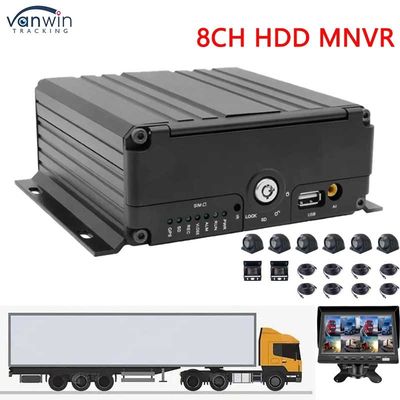 H.264 MNVR de 8 canais com WiFi 4G Opcional Veículo GPS Tracker para suporte ao veículo OEM