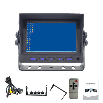 10.1 polegadas HD TFT LCD Screen Waterproof Vehicle Display for Trucks/Vans Power Supply DC 12V-24V -30C a 80C Modo Noturno
