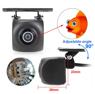 1080P AHD 170° Câmera de visão traseira de carro Veículo Reverso Negro Olho de peixe Lente à prova d'água Visão noturna Universal