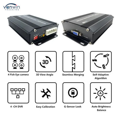 Sistema de visão de pássaro 360° para veículos, caminhões, autocarros e autocarros