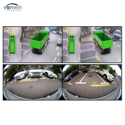 Câmera panorâmica de 360 graus 4 canais HD Car 3D Bird View Câmera AVM Adequada para Câmera de Carro Veículo