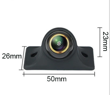 Mini AHD 1080P Impermeável Frente Vista lateral traseira Câmera de visão noturna 170° Lente de olho de peixe Câmera de backup reversa de carro