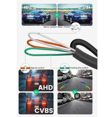 1080P Mini câmara traseira Câmera Espiã Escondida Para Carro Ou Táxi