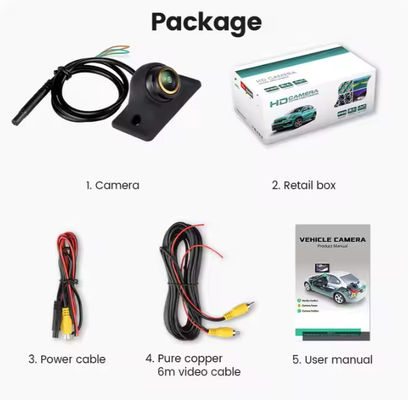 1080P Mini câmara traseira Câmera Espiã Escondida Para Carro Ou Táxi