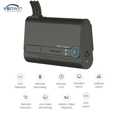Gravação de vídeo Wifi AHD inteligente 4G MDVR híbrido 4CH Câmera de veículo IPC CMSV6 App Controle remoto de carro Black Box
