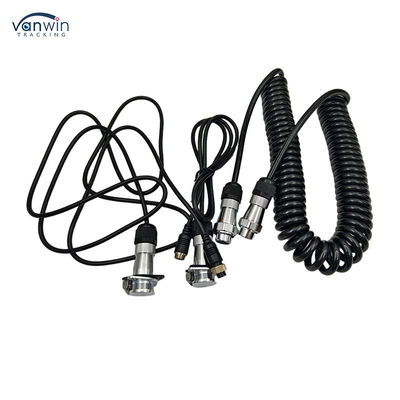 4 pin Female para Plug Custom Spring Wire camara de cabo de reboque à prova d'água para caminhão em empilhadeira