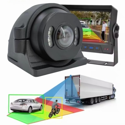 Câmera de detecção de ponto cego 1080p BSD Auxílio de marcha atrás de carros Detecção de veículos pedestres Alarme sonoro embutido em algoritmo