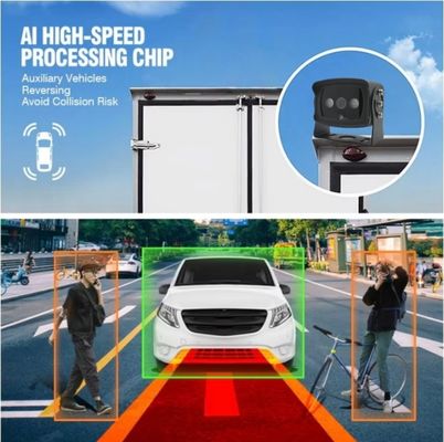 1080P BSD Car Reverse Camera Algoritmo incorporado Detecção de ponto cego Câmera Detecção de veículos pedestres