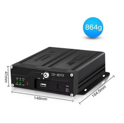 DVR Móvel 1080P 4CH com Sistema de Câmera CCTV Veicular para Caminhão com SIM 4G, WiFi e GPS