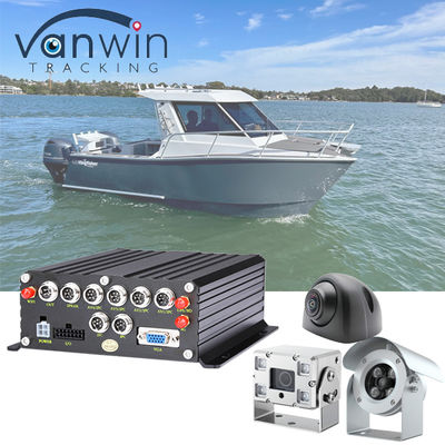6CH IPC NVR 4G GPS Rede MNVR de 6 canais para mineração de ouro Barco de bombeamento de areia de rio Dredger de sucção a jato
