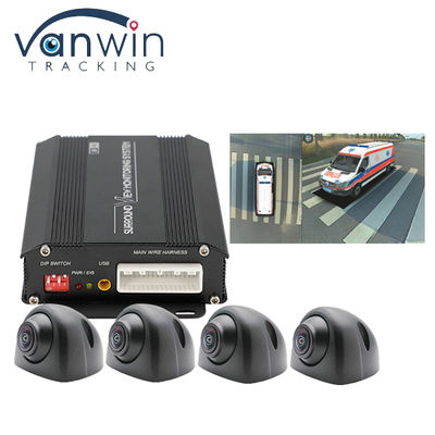 Real HD 3D Car 360 Surround Bird View Avm Sistema 4x180 Câmera de Graus