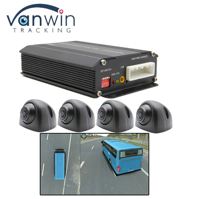 Câmera de visão panorâmica 360 Bird Surround AHD 1080P AI Gravador de direção 360 Sistema de câmera para carro Estacionamento Dianteiro Traseiro Lateral DVR