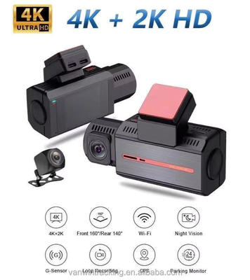 Sony High Resolution 4K Car DVR Car Recorder Dual 4K+2K Lens 5G Wifi GPS
