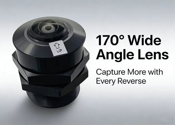 Car Mini Camera Lens Camera Panoramic 2MP Wide Angle Lens de 180 graus