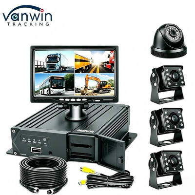 Recorder DVR móvel 1080P personalizável de 4 canais 3G 4G GPS WiFi Sistema de Monitorização de Frota de Ônibus e Camiões