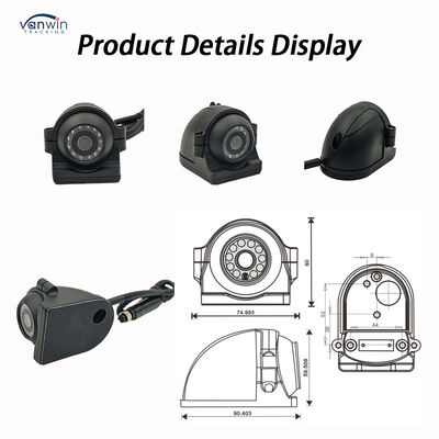 24V 4CH AI Dash Cam Kit Câmera de Segurança de Veículo DVR com DMS ADAS BSD Câmera lateral para caminhão / ônibus