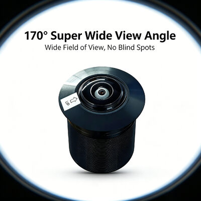 Mini câmera escondida para veículo 1000TVL CVBS 170 ° grande angular IP69K câmera de visão lateral do carro à prova d'água