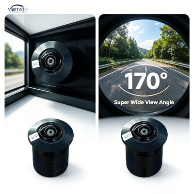 Mini câmera escondida para veículo 1000TVL CVBS 170 ° grande angular IP69K câmera de visão lateral do carro à prova d'água