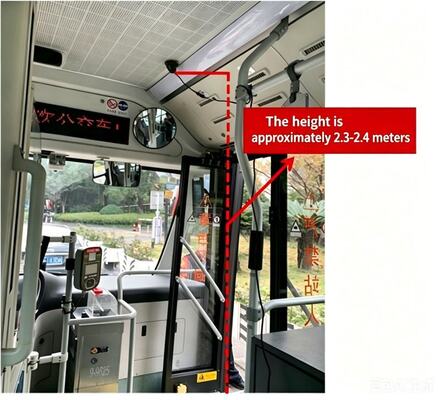 Contador de pessoas de ônibus AI com MDVR | DMS e ADAS | Precisão de 98-99% para contagem de pessoal