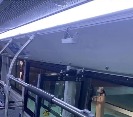 Câmera MDVR de contagem de passageiros de ônibus 1080P, contador de pessoas de ônibus 3D binocular, DVR móvel GPS para controle de fluxo de passageiros e segurança