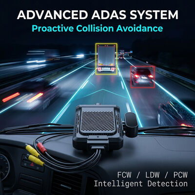 4G LTE AI Fleet Dashcam com gravação em tempo real de acidentes e monitoramento do comportamento do condutor para a segurança da frota