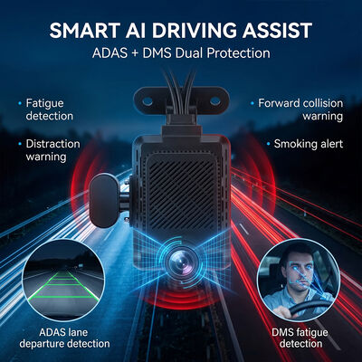 Sistema 4G Dashcam de veículos comerciais - rastreador Wi-Fi GPS anti-roubo com suporte a periféricos RS232
