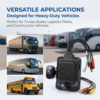 Sistema 4G Dashcam de veículos comerciais - rastreador Wi-Fi GPS anti-roubo com suporte a periféricos RS232