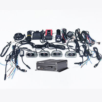 Kit DVR Móvel 4G com Monitoramento IA e Sistema de Frenagem Ativa AEBS para Caminhões